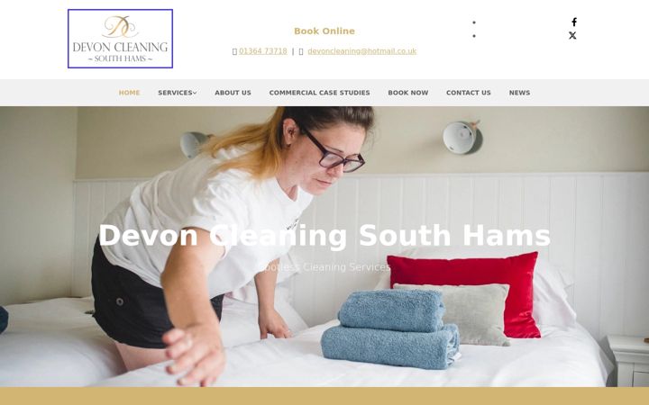 Screenshot of devoncleaningsouthhams.com