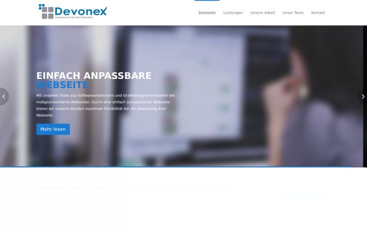 Screenshot of devonex.de