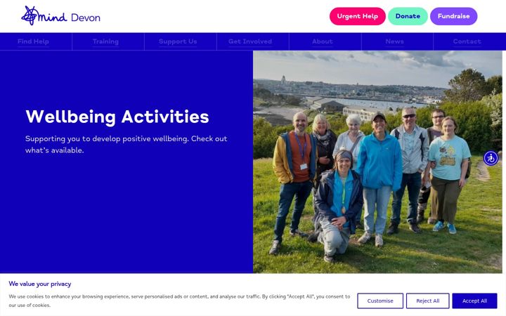 Screenshot of devonmind.com
