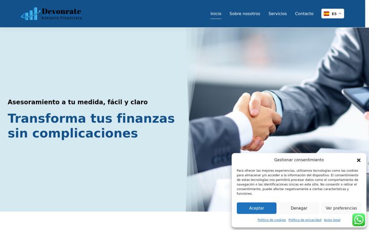 Screenshot of devonrate.com