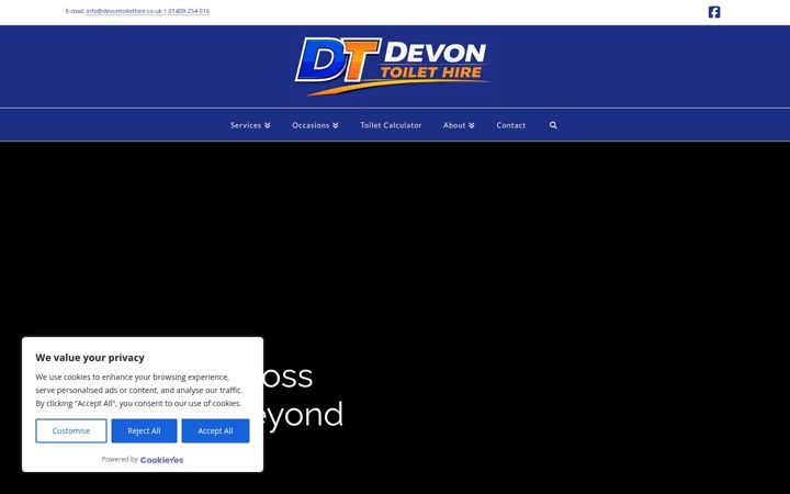 Screenshot von devontoilethire.co.uk
