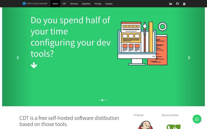 Screenshot of devopswise.co.uk