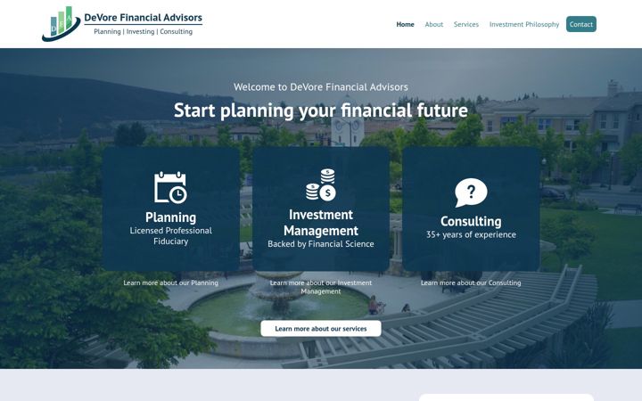 Screenshot of devorefa.com
