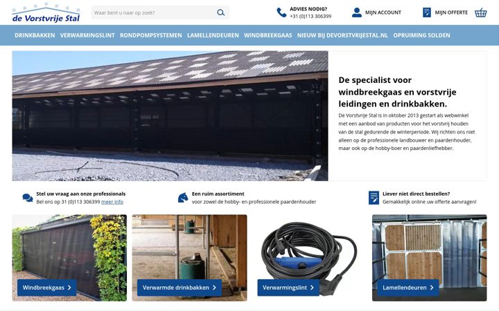 Képernyőkép: devorstvrijestal.nl