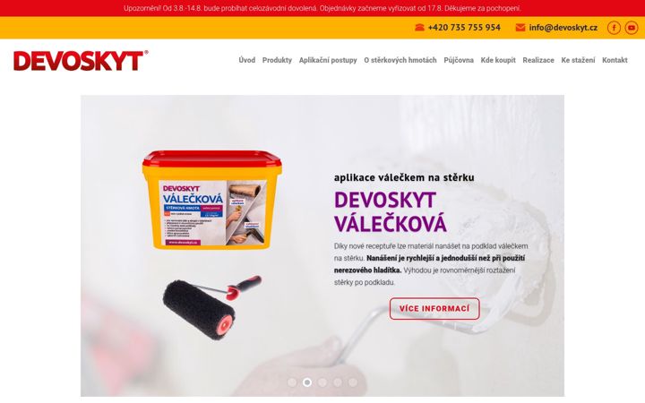 Skärmbild av devoskyt.cz