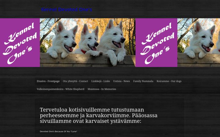 Skärmbild av devotedones.net