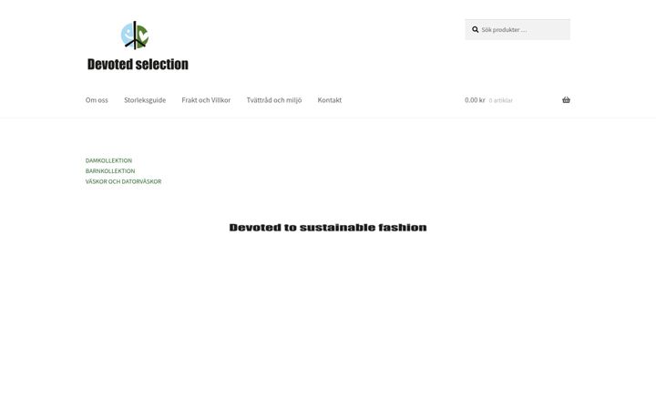 Screenshot di devotedselection.se