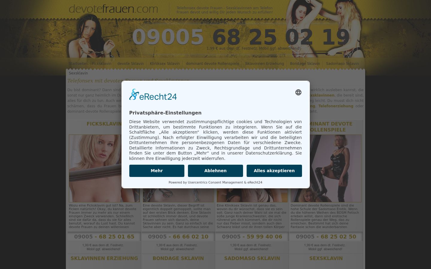 Screenshot van de toestemmingsbanner zoals getoond vóór enige interactie
