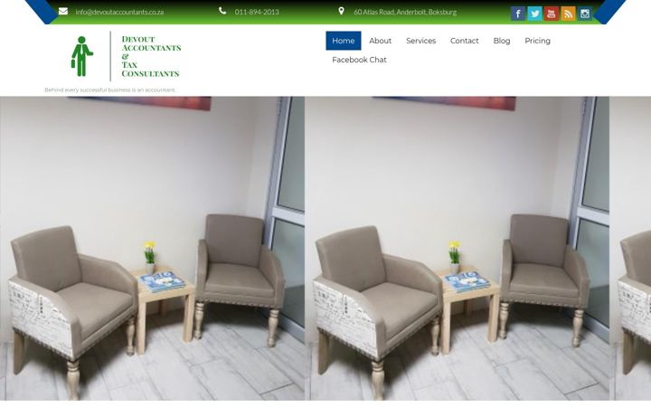 Ekrānuzņēmums no devoutaccountants.co.za