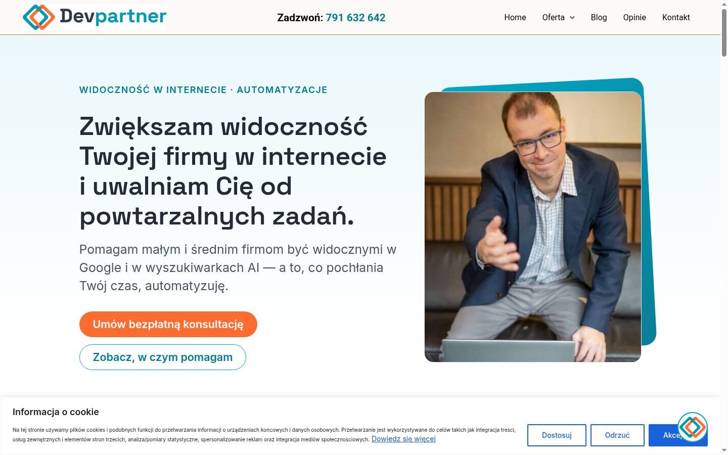 Screenshot tal-banner tal-kunsens muri qabel kwalunkwe interazzjoni