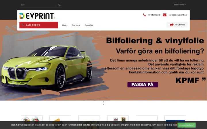 Screenshot di devprint.se