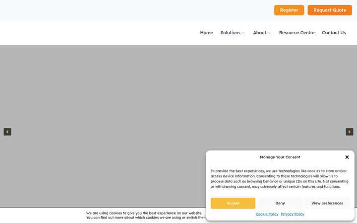 Ekrānuzņēmums no devproj.co.za