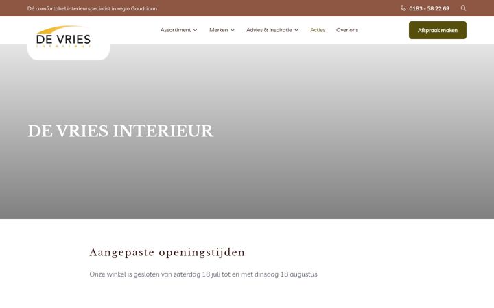 Képernyőkép: devriesinterieur.nl