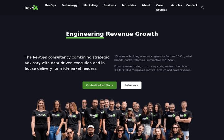 Screenshot of devrix.com