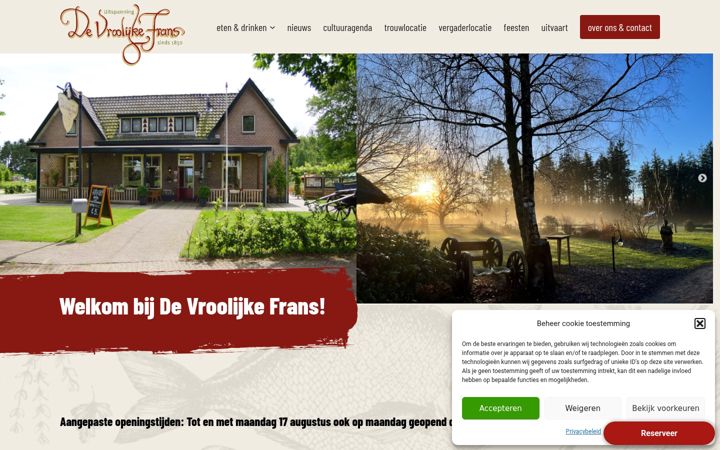 Képernyőkép: devroolijkefrans.nl