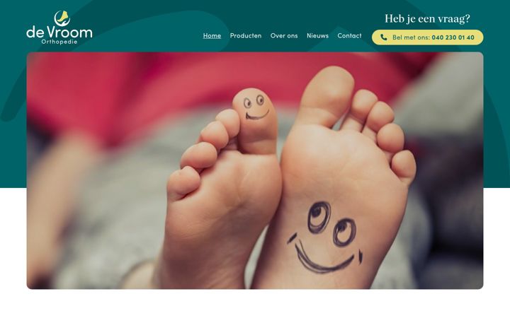 Képernyőkép: devroomorthopedie.nl