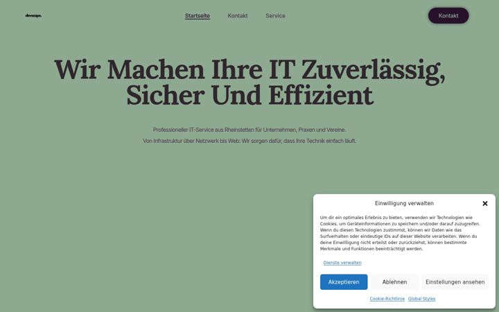 Screenshot of devscape.de