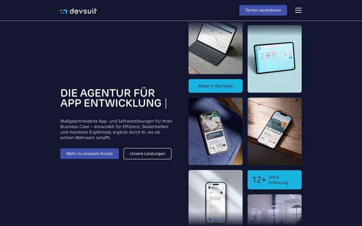 Screenshot of devsuit.de