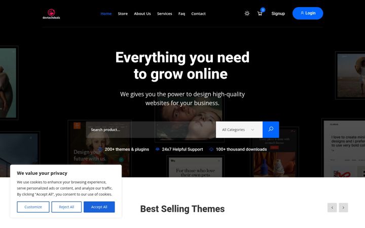 Screenshot of devtechdeals.com