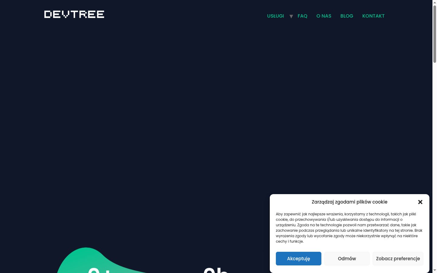 Screenshot tal-banner tal-kunsens muri qabel kwalunkwe interazzjoni