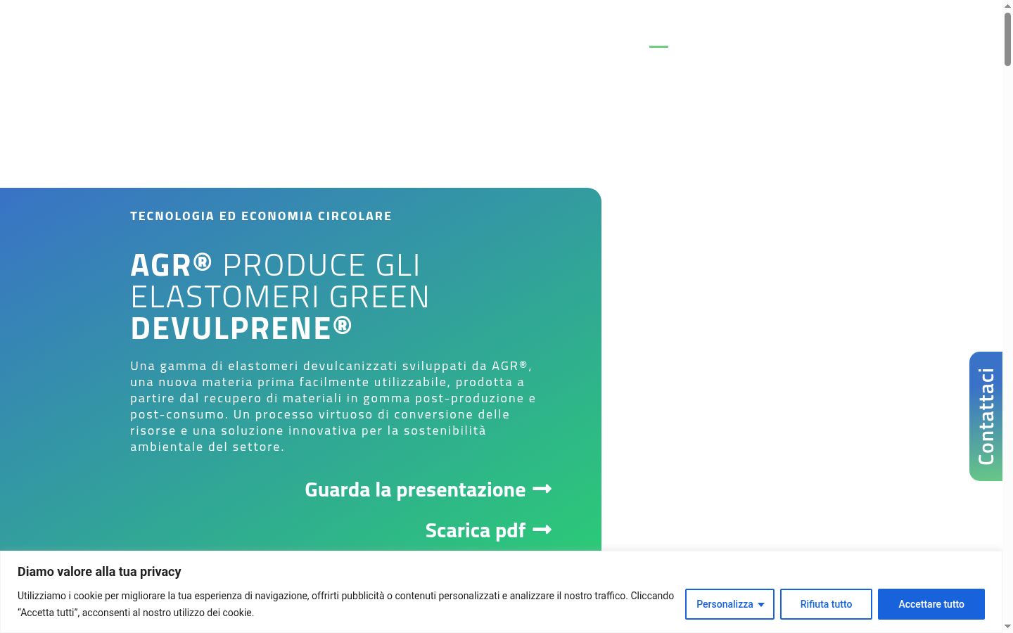 Screenshot des Einwilligungsbanners vor jeglicher Interaktion