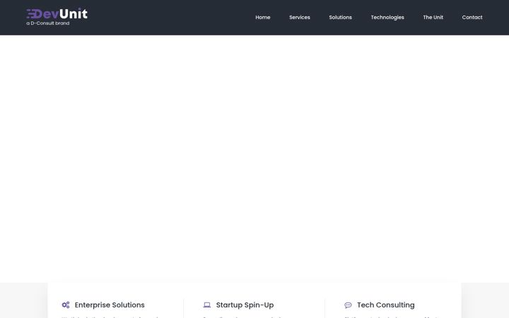 Screenshot of devunit.bg