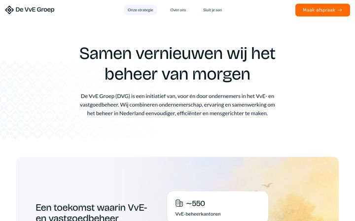 Screenshot of devvegroep.nl