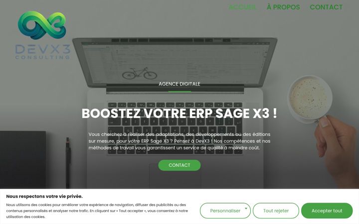 Screenshot of devx3.fr