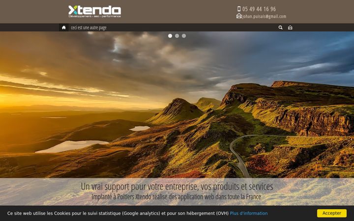 Екранна снимка на devxtendo.fr