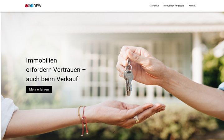 Screenshot of dew-consult.de