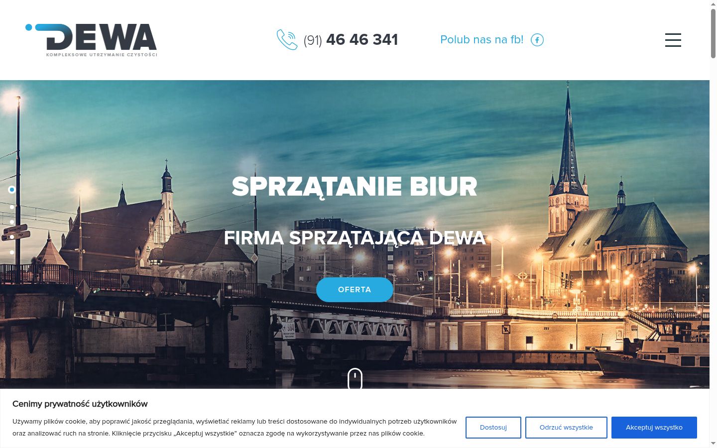 Screenshot tal-banner tal-kunsens muri qabel kwalunkwe interazzjoni