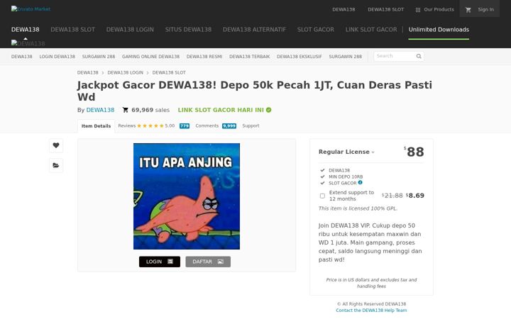 Screenshot of dewa138cb.com