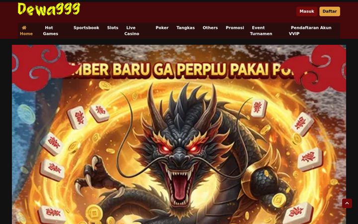 Screenshot of dewa999.org