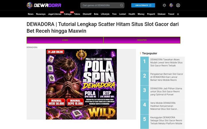 Screenshot of dewa999vip.com