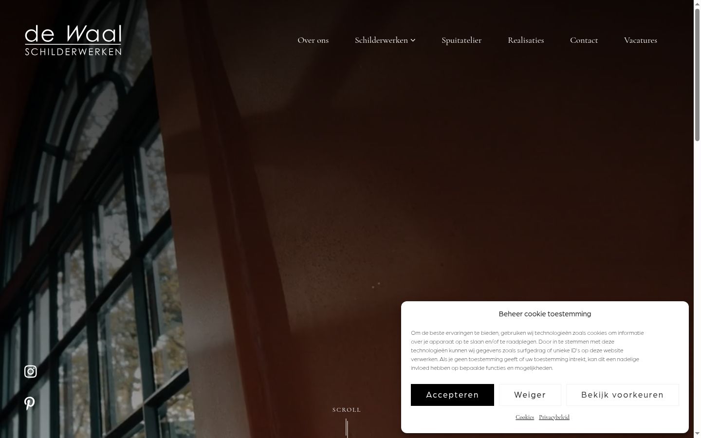 Screenshot tal-banner tal-kunsens muri qabel kwalunkwe interazzjoni