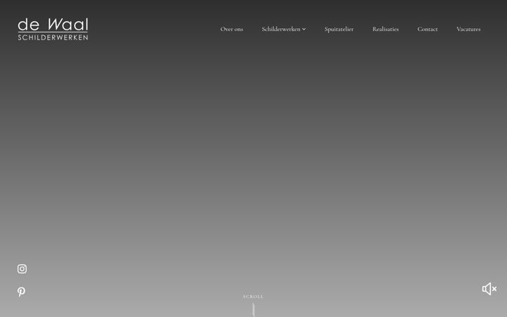 Screenshot of dewaalverf.be