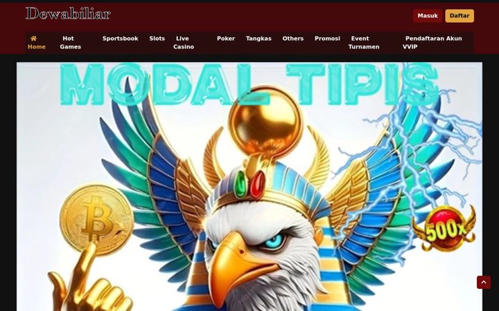 Screenshot of dewabiliar.com
