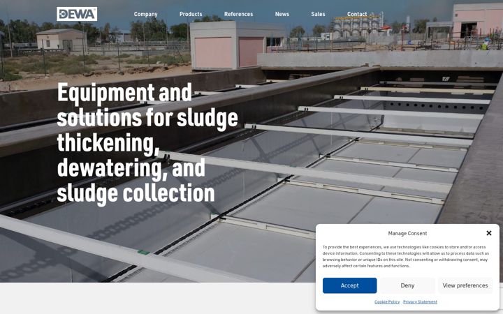 Screenshot di dewaco.fi