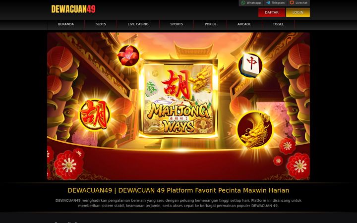 Screenshot of dewacuan49.org