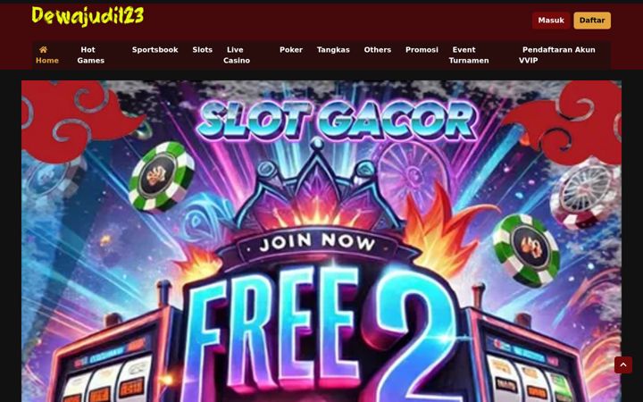 Screenshot van dewajudi123.net