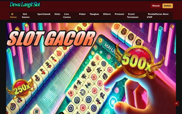 Screenshot of dewalangitslot.com