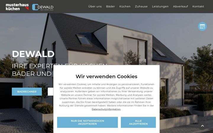 Screenshot of dewald-lohra.de