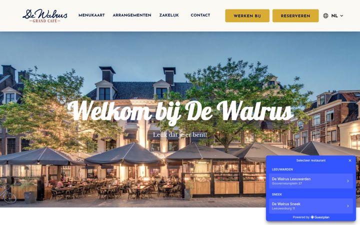 Screenshot of dewalrus.nl