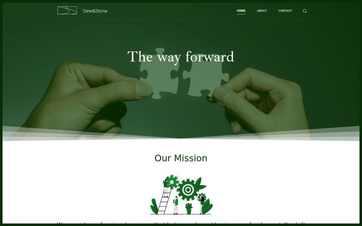 Screenshot of dewandstone.com