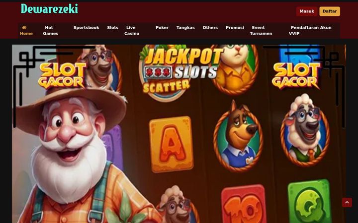 Screenshot of dewarezekislot.com