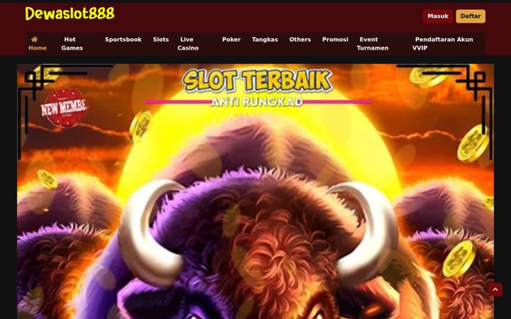 Screenshot of dewaslot888rtp.com