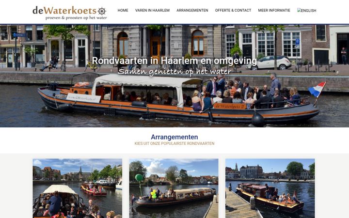 Képernyőkép: dewaterkoets.nl