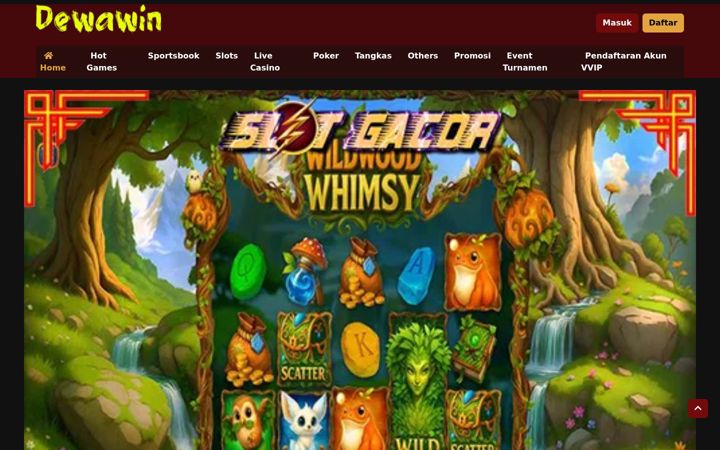 Screenshot van dewawinslot.net