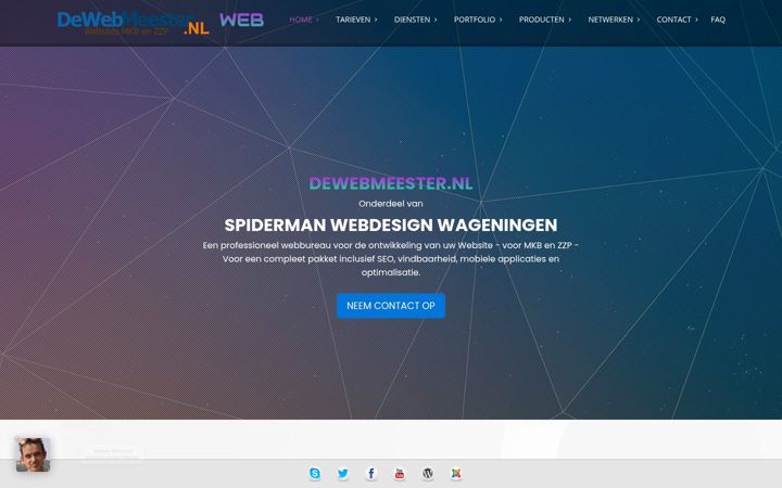 Képernyőkép: dewebmeester.nl