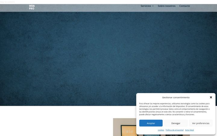 Ekrano kopija dewebpro.es